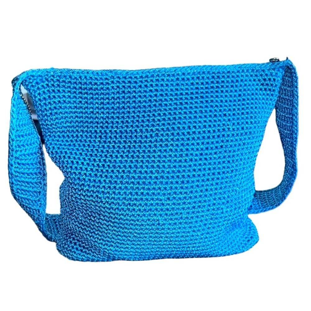 The Sak Original Everyday Tote Single Strap Shoulder Bag Turquoise Blue - Picture 5 of 9
